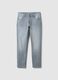 Slim fit stretch cotton grey jeans_4