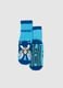 Multicolour stretchy cotton ankle socks for kids with Sonic_0