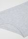 Grey elasticated cotton baby culottes for girls, regular fit_2