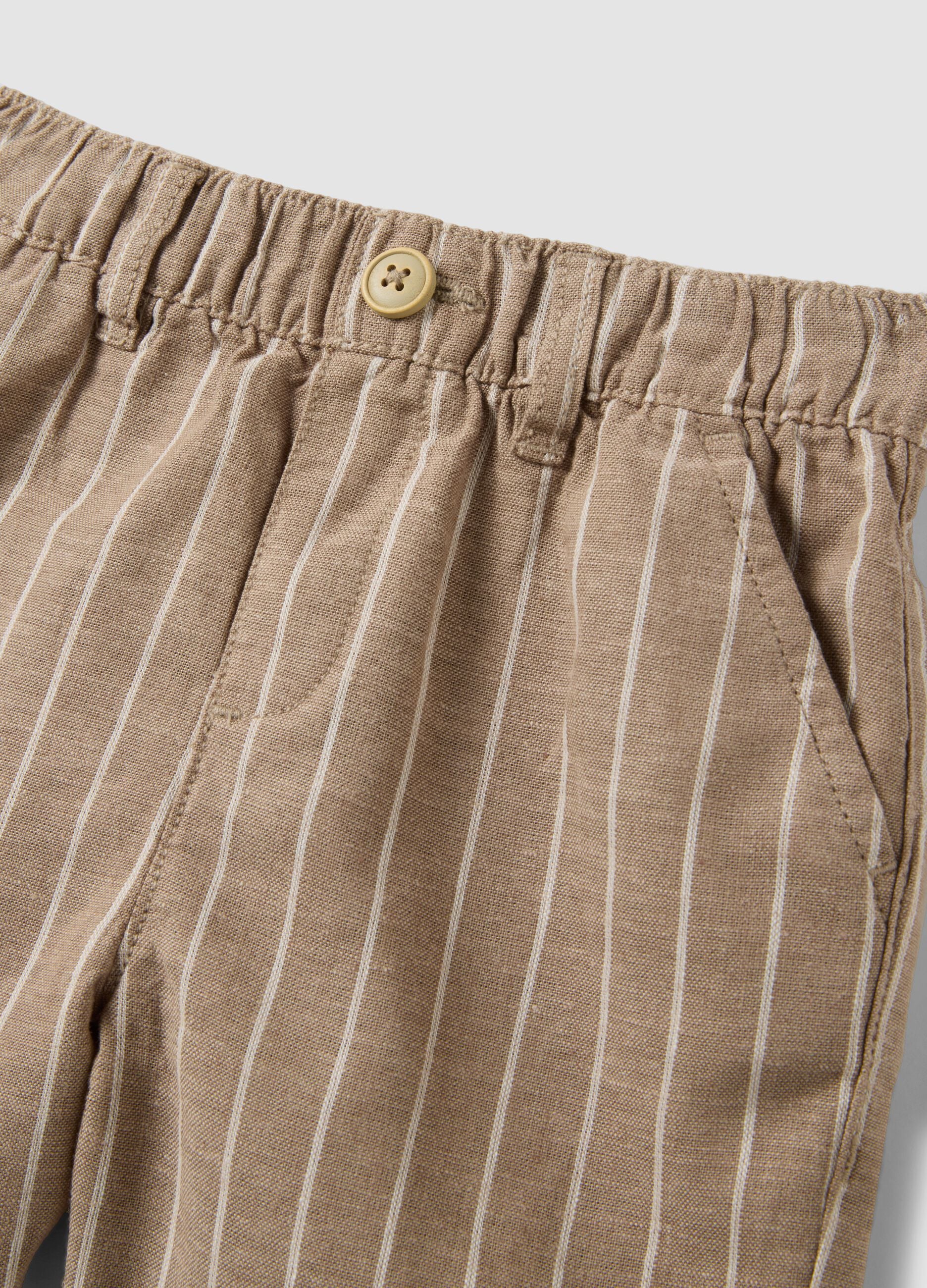 Multicolour Linen and Cotton Blend Set for Boys