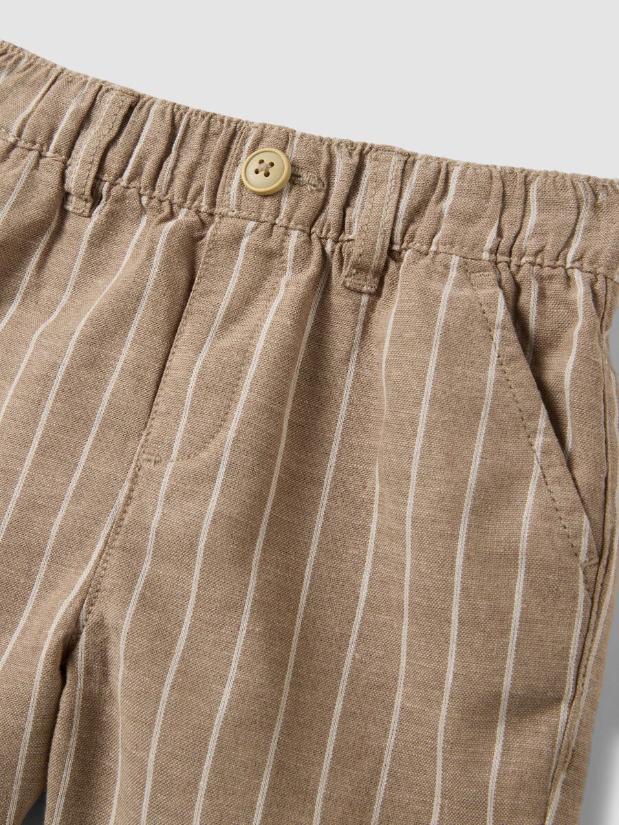 Multicolour Linen and Cotton Blend Set for Boys_3