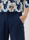 Blue regular-fit stretch cotton trousers_3