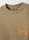Children's regular fit beige pure cotton sweatshirt_2