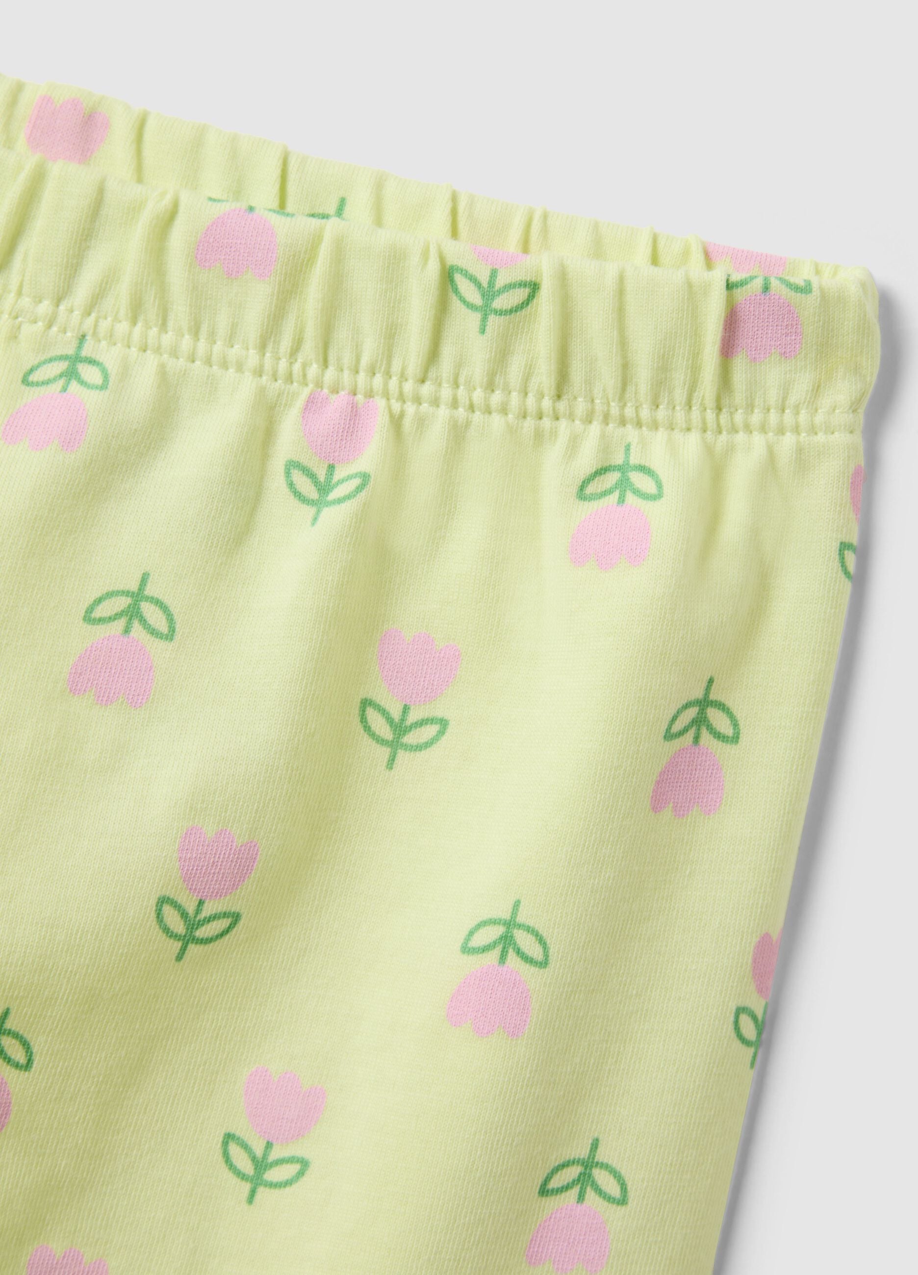 Multicolour pure cotton regular fit pyjamas for children