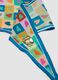 Multicolour pure cotton scarf with heart print_2