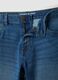Blue stretch cotton-blend denim shorts, regular fit_5