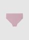 Pink Cotton-Stretch Regular Fit Brief_4