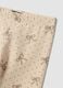 Beige skinny organic stretch cotton leggings with bows for girls_2