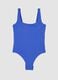 Blue stretch fabric swimsuit_4