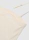 Beige regular fit camisole with square neckline_5