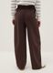 Brown Stretch Cotton Baggy Trousers_2