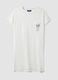 White nightdress in pure organic cotton with Minnie print_4