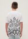 Children's white pure cotton oversized fit T-shirt with print_1