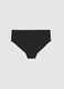 Black stretch cotton knickers_4