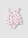 White pure cotton baby romper with Minnie_0