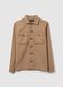 Solid colour shacket in twill_4