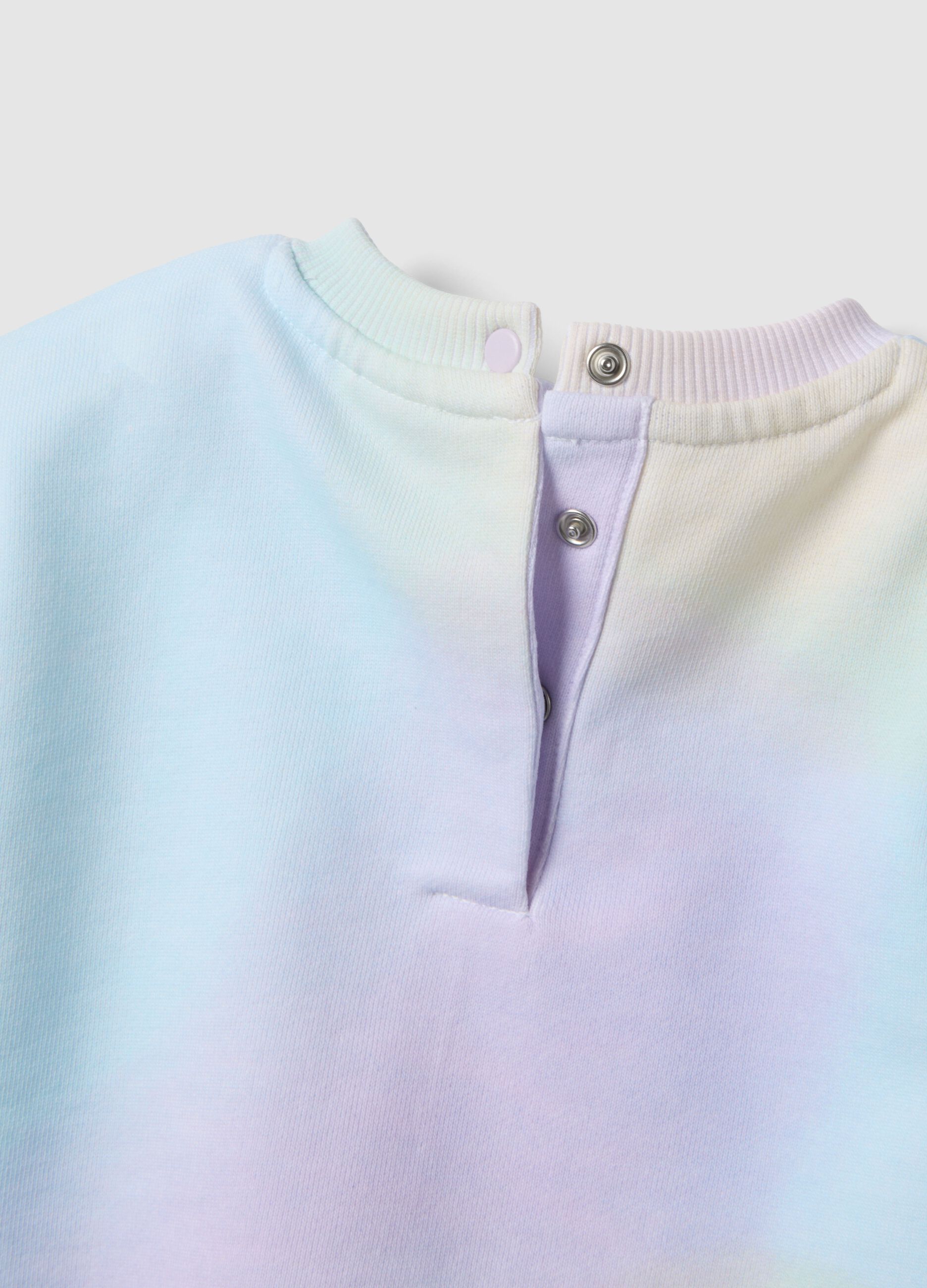 Multicolour pure cotton regular fit sweatshirt for girl