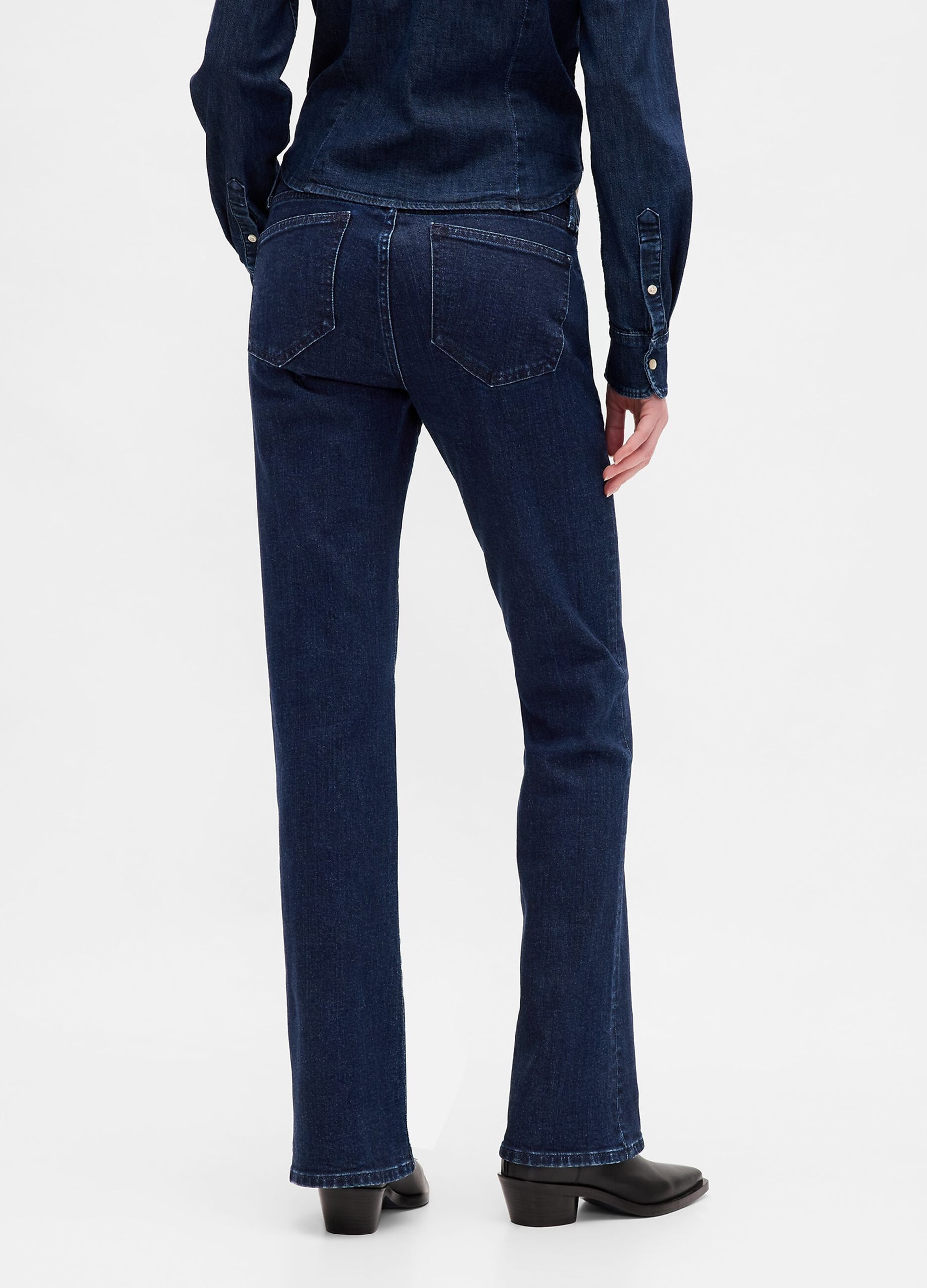 Stretch Blue Denim Trousers