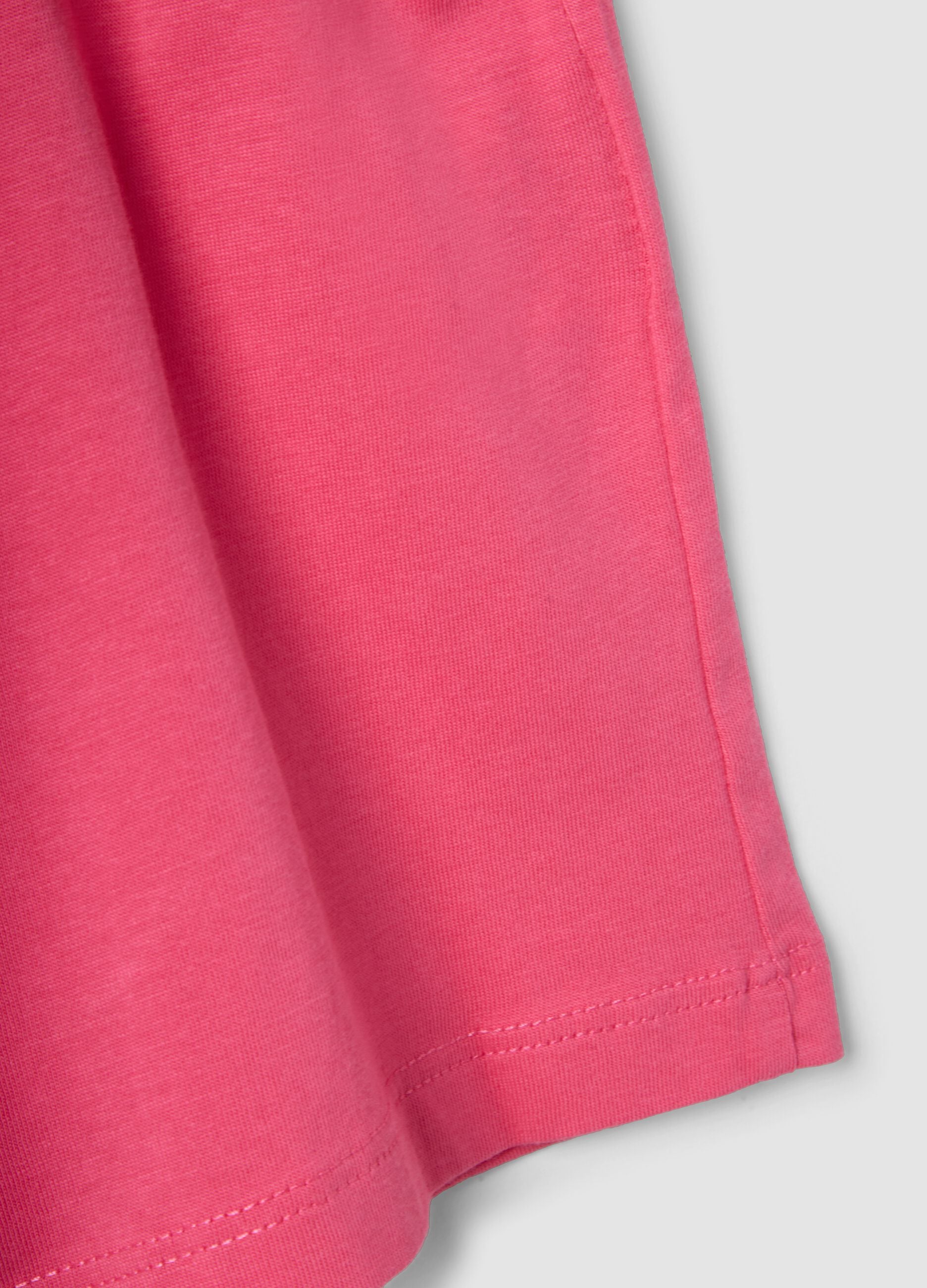 Girls&rsquo; pink pure cotton regular-fit shorts