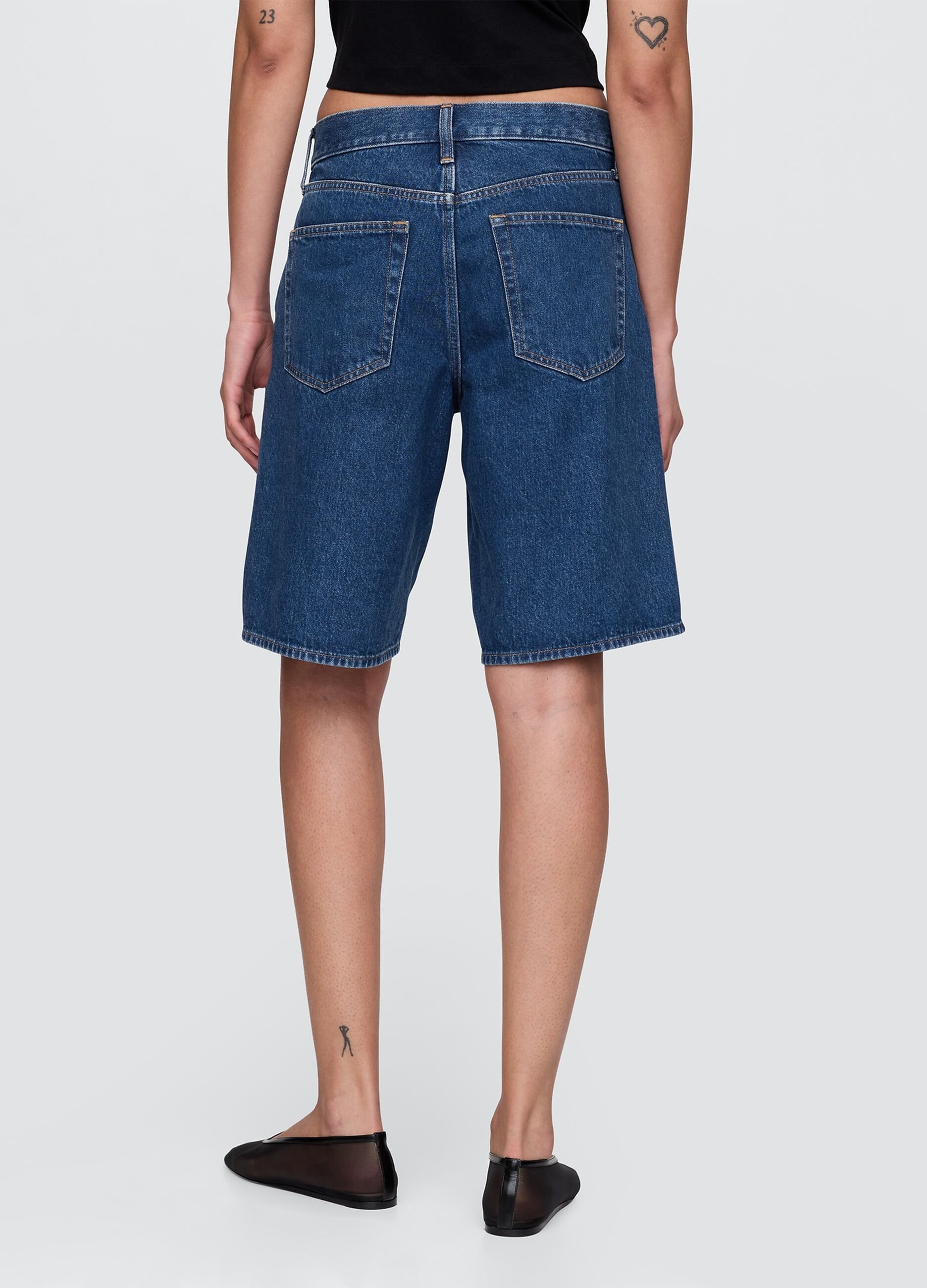 Blue Denim Shorts