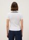 White stretch cotton regular fit polo shirt with contrasting collar_2