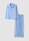 Light blue organic cotton pyjamas with collar_4