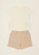 Multicolour baby set with print in stretch cotton_1
