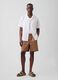 Stretch cotton shorts_0