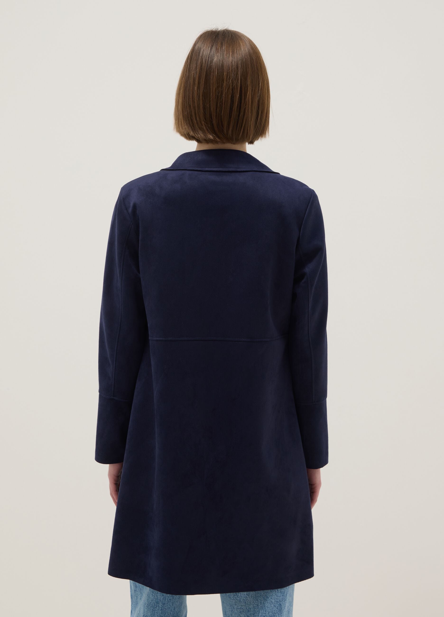 Light blue jacket regular fit with large pockets