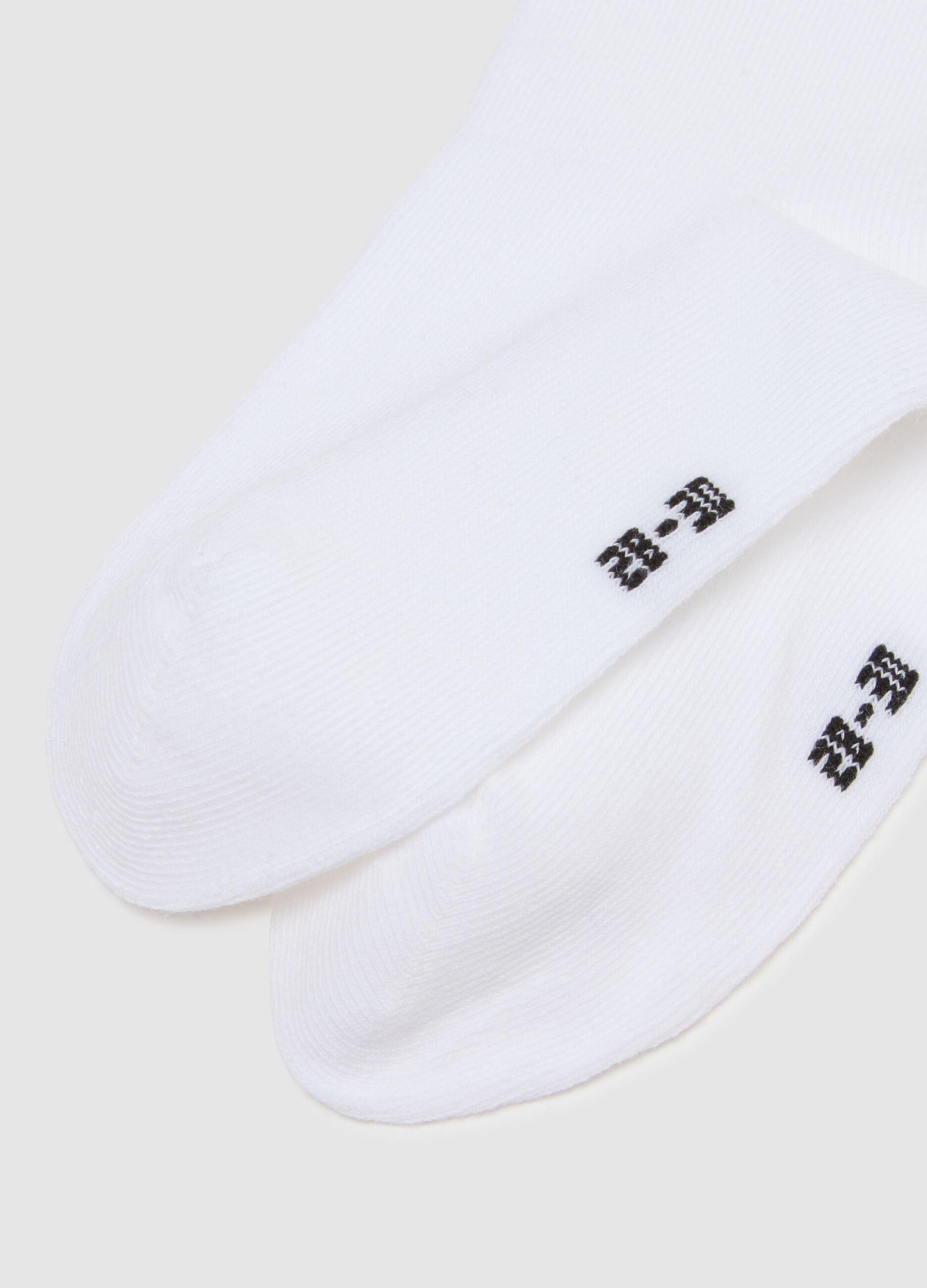 Multipack of children's multicolour cotton blend socks