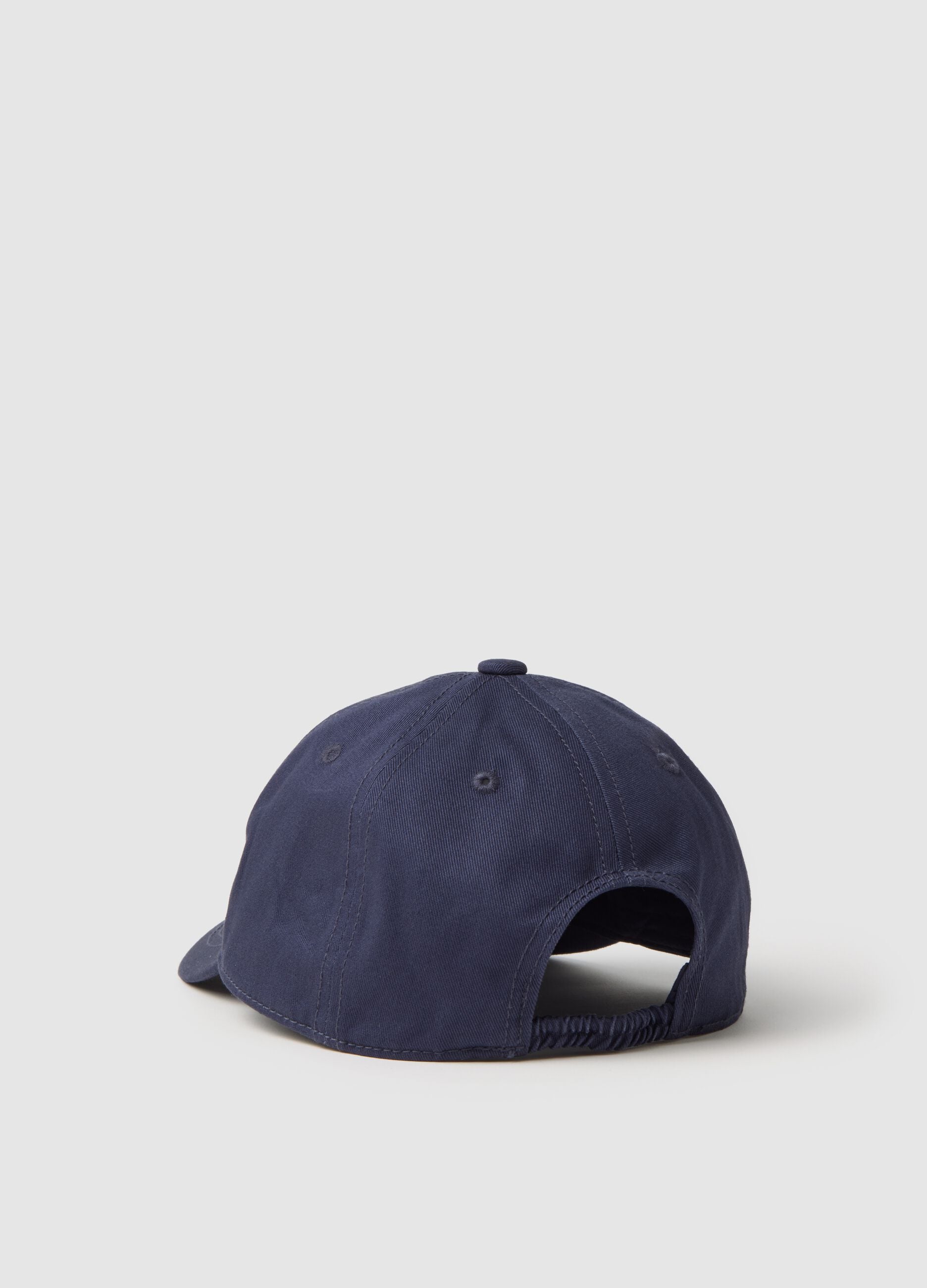 Baseball cap with logo patch