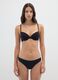 Women's bra in black stretch blend_1