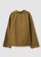 Green pure cotton jacket with buttons, regular fit_5