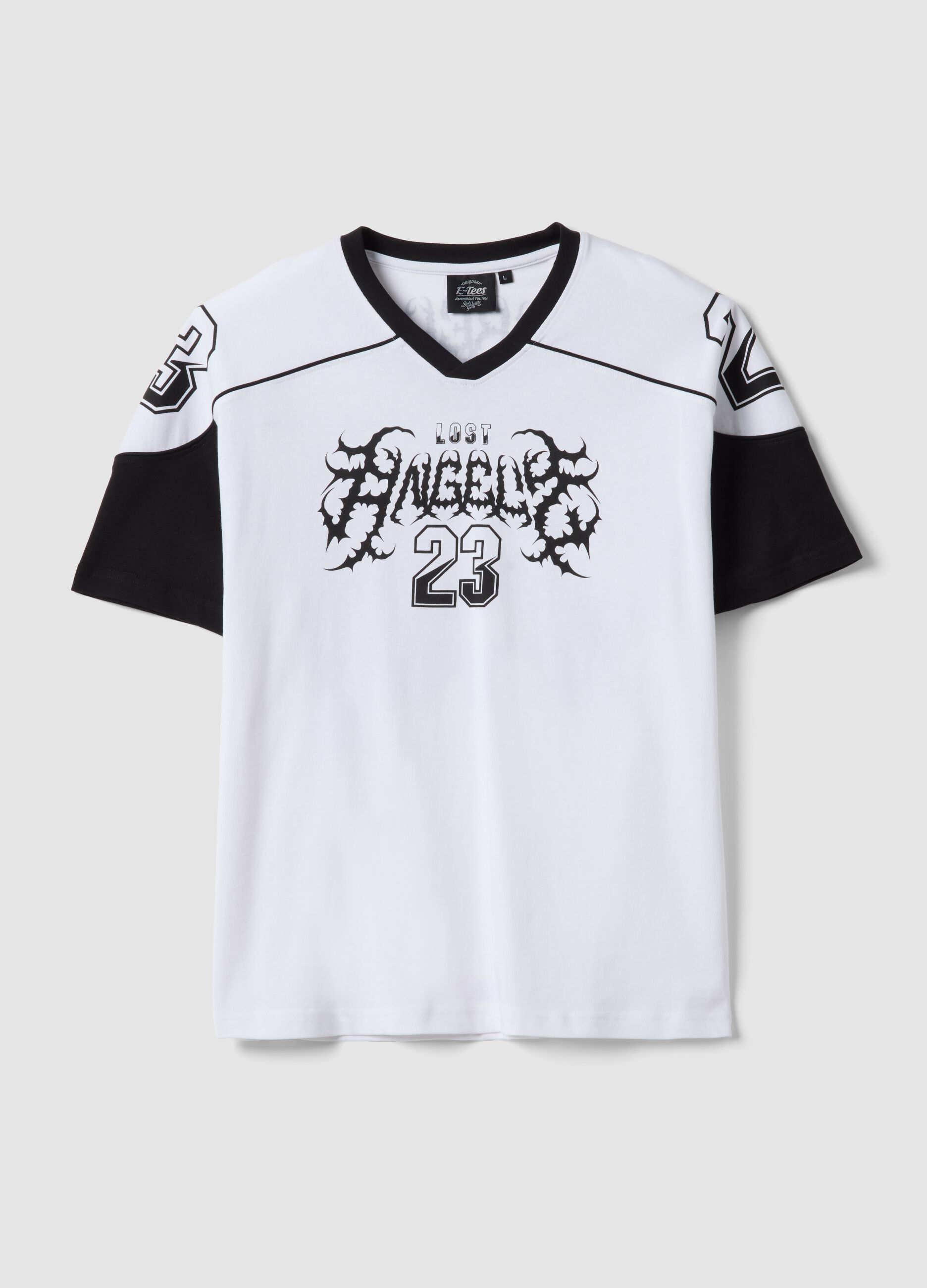 Multicolour pure cotton regular fit t-shirt with print