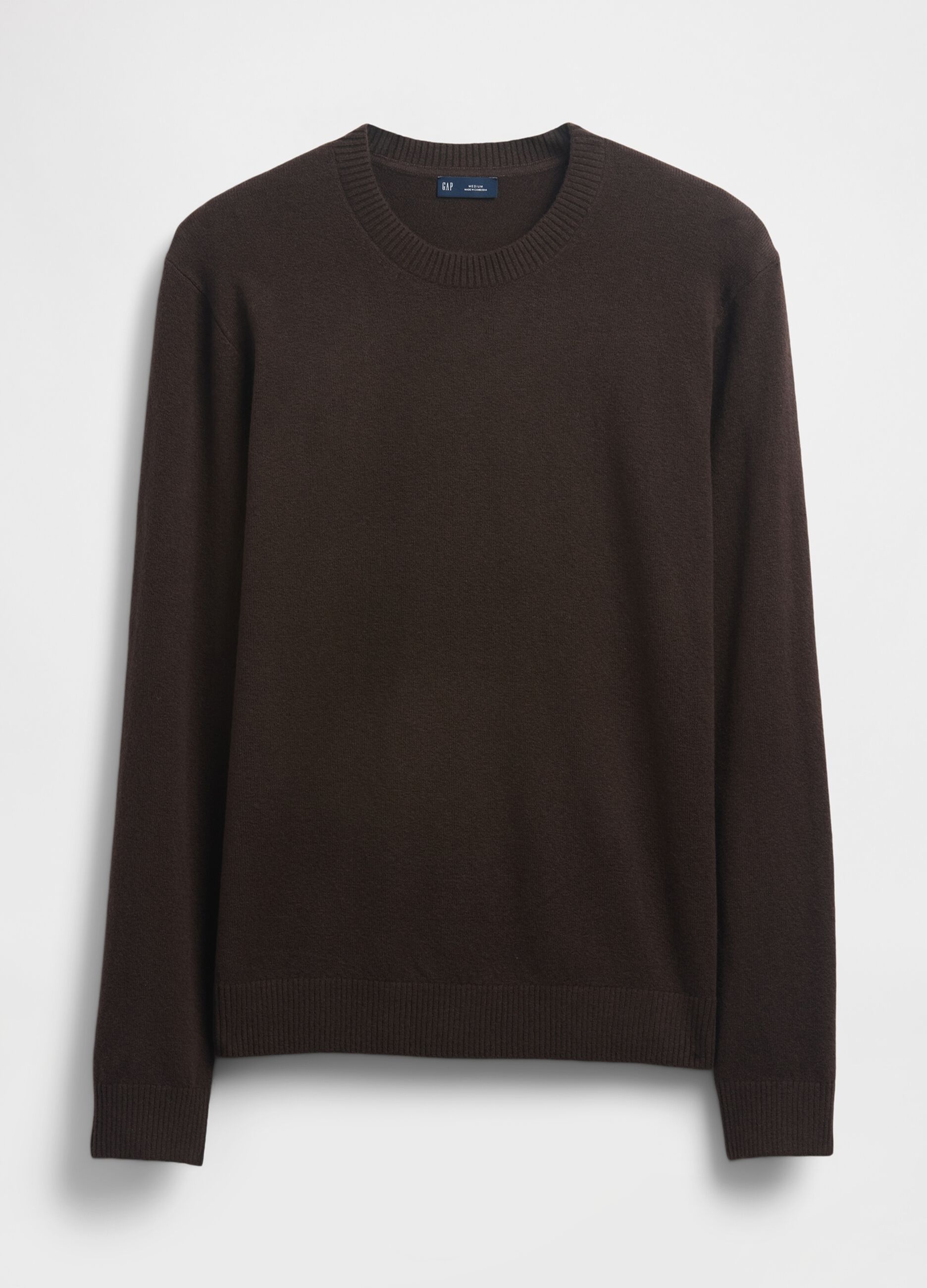 Brown Cotton Blend Jumper