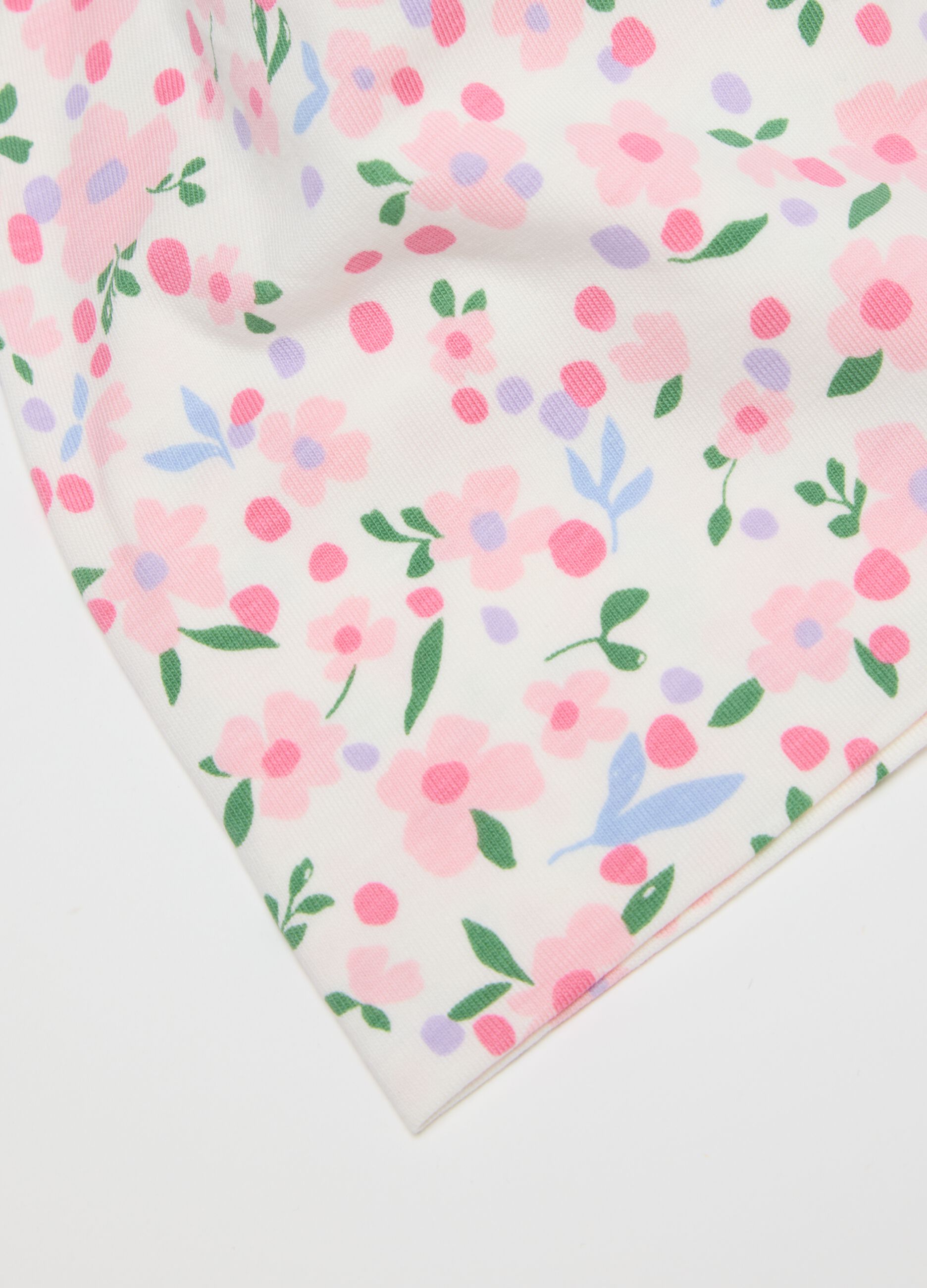 Pack of stretch cotton caps for girls