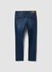 Blue slim-fit stretch cotton jeans_1