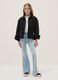 Girls' Stretch Cotton Flare Jeggings in Blue_0