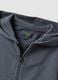 Grey cotton-blend hooded sweatshirt, regular fit, for boys_2