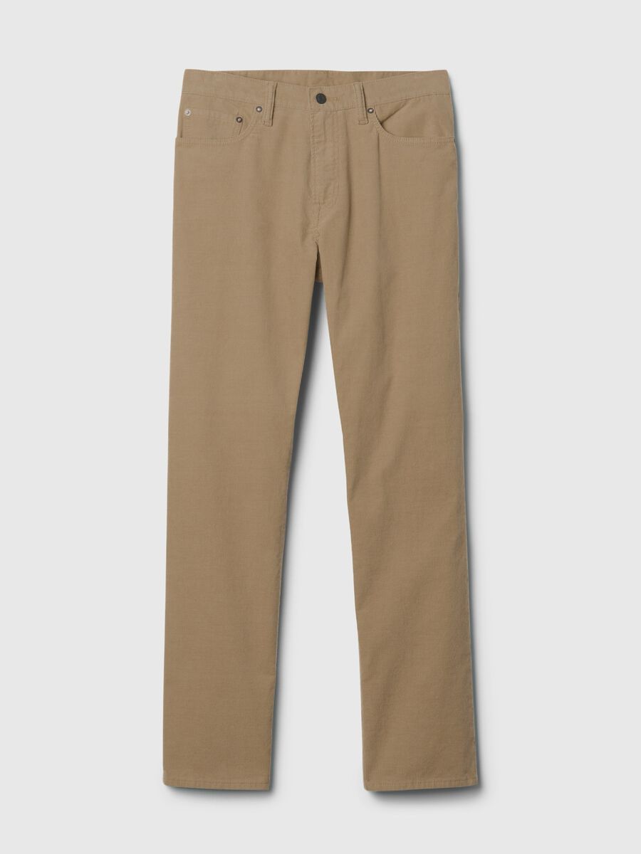 Straight-fit trousers in stretch corduroy_4