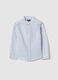 Boys' multicolour striped pure cotton shirt in regular fit_0