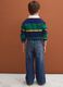 Boys&rsquo; blue 100% cotton skater-fit jeans_1