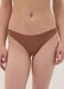 Brown stretch microfibre Brazilian briefs_1