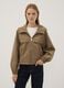 Beige hooded jacket with zip_2
