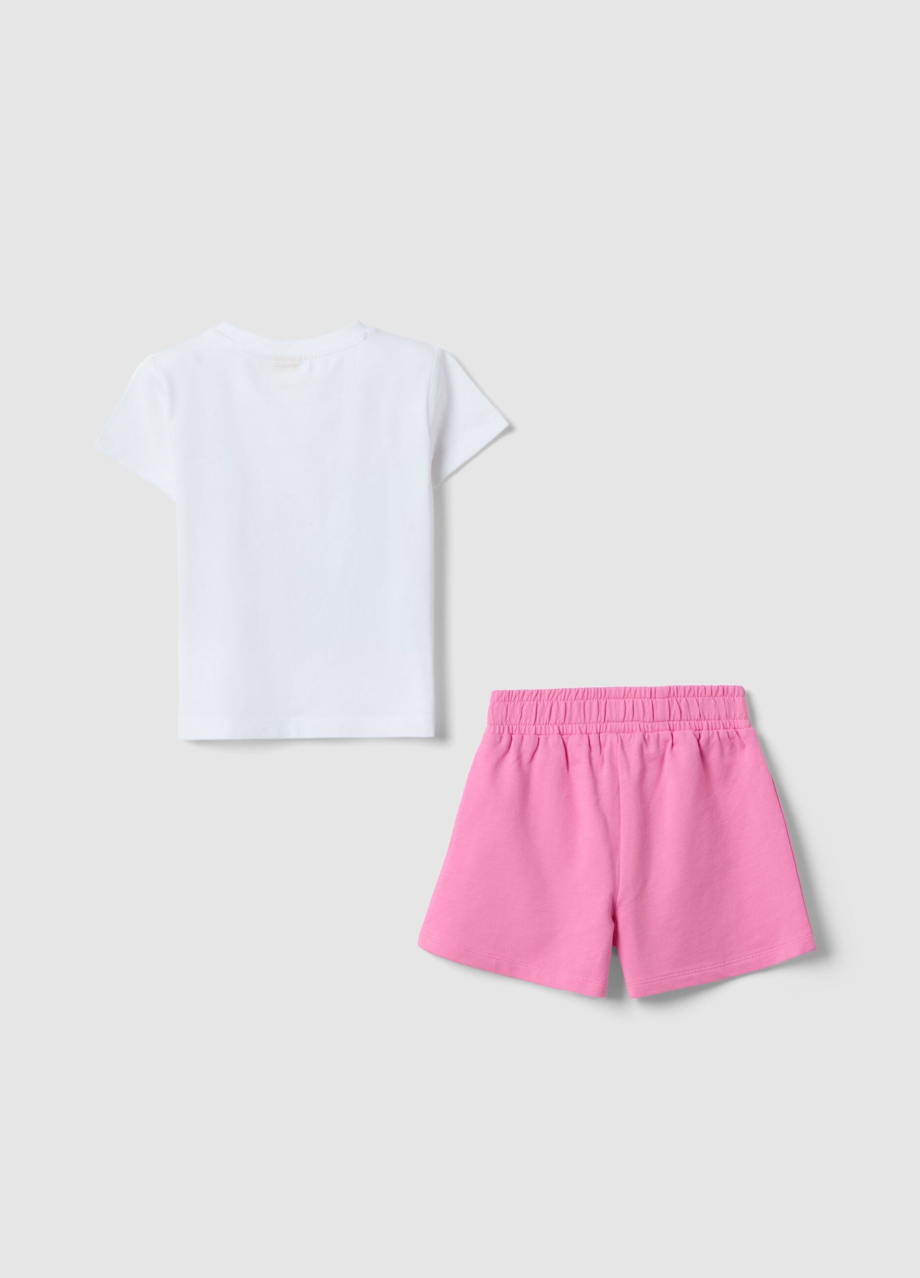 Multicolour Stretch Cotton Set for Girls with Stitch