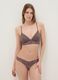 Brown lace wireless bra_1