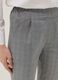 Grey checked regular-fit stretch cotton-blend trousers_3