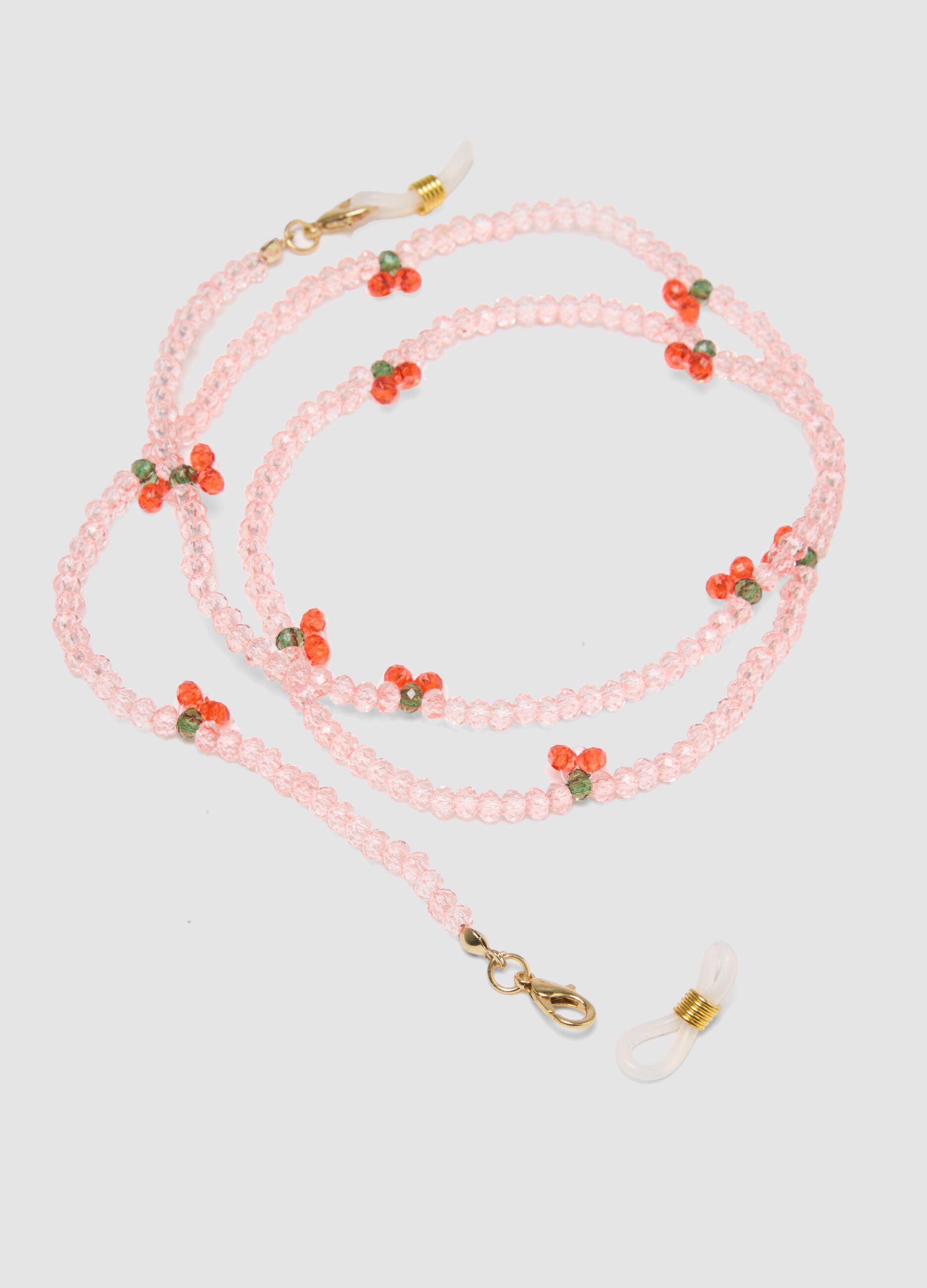 Multicolour necklace with beads