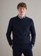 Blue Crewneck Sweater in Pure Cotton Regular Fit_1