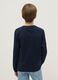 Boy's blue T-shirt in pure cotton regular fit with print_1